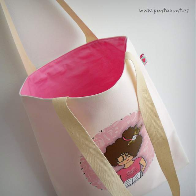 bolsa cotton personalizada para profesora nicca rosa punt a punt-002