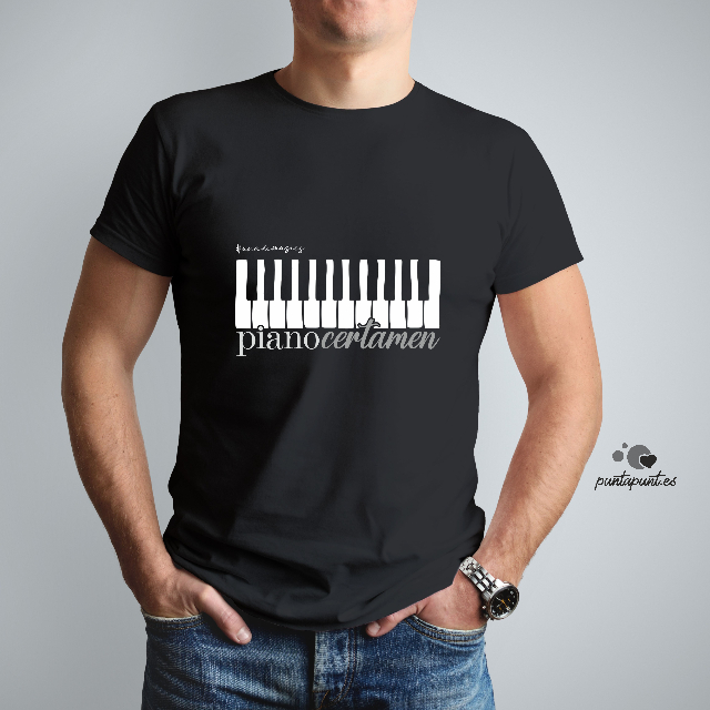 camiseta para musicos piano certamen puntapunt 04
