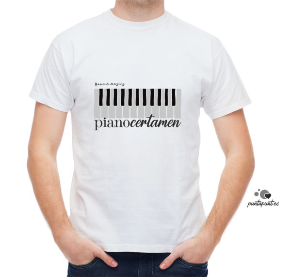 camiseta para musicos piano certamen puntapunt 05